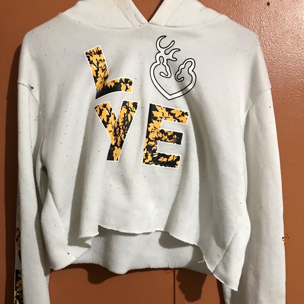 Cropped hoodie